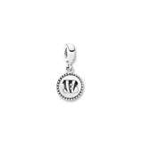 925 Silver Sailing Backpack Fruit Dangle Charms for Jewelry Making