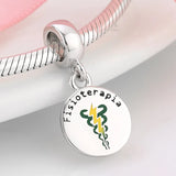 S925 Pure Silver Beads Spanish Pendant DIY Jewelry Making Fit Bracelet Bangles