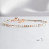 Self Love Bracelet Rose Quartz Sodalite Dainty Crystal Bracelets