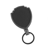 Sporty Retractable Key Ring Metal Anti-theft Easy Pull Rope Elastic Keychain