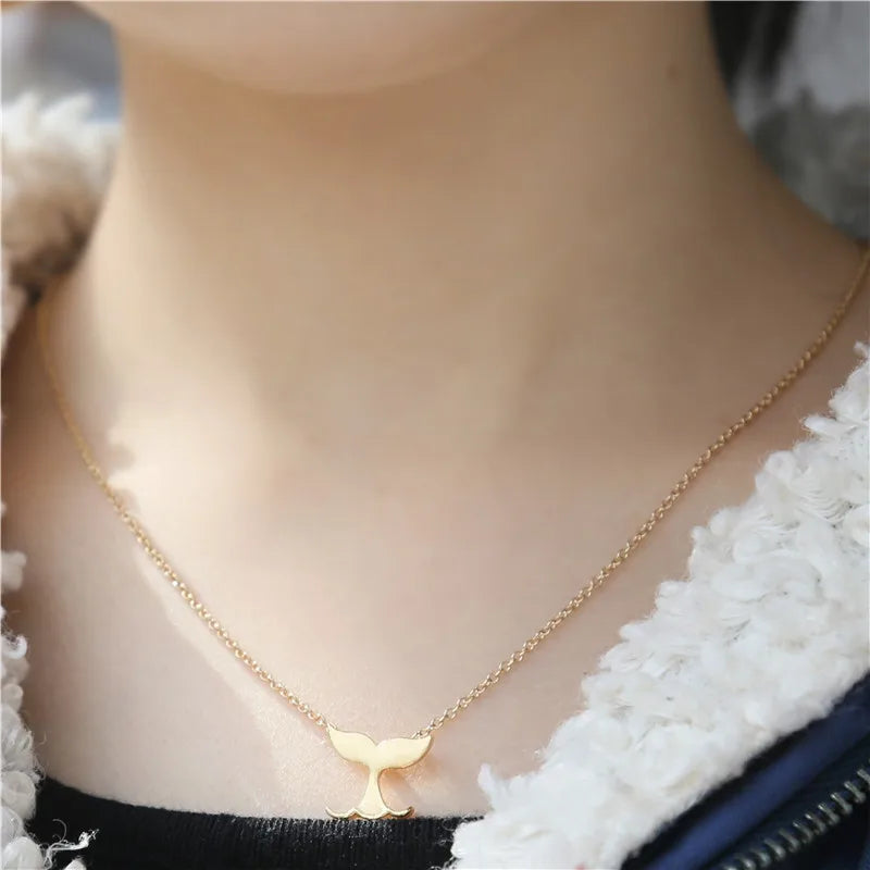 Mermaid Fishtail Necklace for Mom's Girlfriend