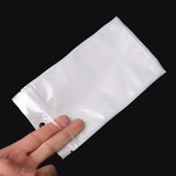 10*18cm White+Clear Self Seal Zipper Poly Bag