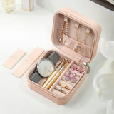 Mini Romantic Box PU Storage Jewelry Creative Portable Earrings Ring