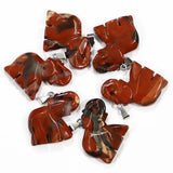 6Pcs Elephant Pendants Necklace Charms Jewelry Making Accessories
