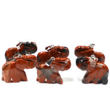 6Pcs Elephant Pendants Necklace Charms Jewelry Making Accessories