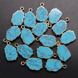 Geometric Crystal Agate Necklace DIY Jewelry