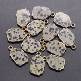 Geometric Crystal Agate Necklace DIY Jewelry