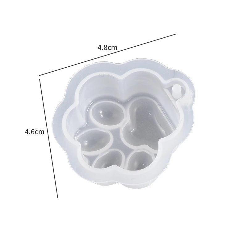 Cat Claw Pentagram Flower Silicone Mold