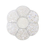 AB Pearl Flat Bottom Headdress Hair Accessories DIY Paste Drill