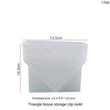 Epoxy Resin Silicone Mold for DIY Tissue Storage Clip Decorations