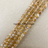 AAAA Yellow Citrine Crystal Stone Loose Beads 6 8 10 MM
