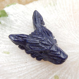 Sand Sun Sitara Wolf Head Gemstone Pendant Bead