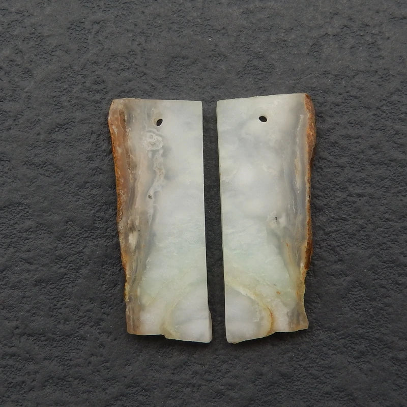 Chrysoprase Gemstone Earring Beads 36x14x3mm