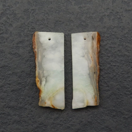 Chrysoprase Gemstone Earring Beads 36x14x3mm