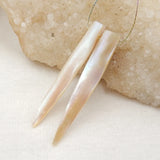 Natural Shell Carved Earring Bead, Fashion Jewelry