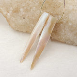 Natural Shell Carved Earring Bead, Fashion Jewelry