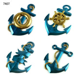 Semi-stereo Anchor Craft Resin Mold DIY Casting Desktop Wall Decoration