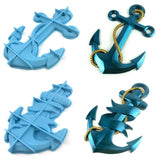 Semi-stereo Anchor Craft Resin Mold DIY Casting Desktop Wall Decoration