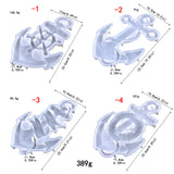 Semi-stereo Anchor Craft Resin Mold DIY Casting Desktop Wall Decoration