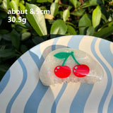 Summer Fruit Hair Clips with Rhinestones for Women