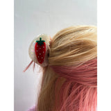 Summer Fruit Hair Clips with Rhinestones for Women