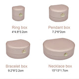 Semicircle Crown Jewelry Box for Wedding Rings Cases