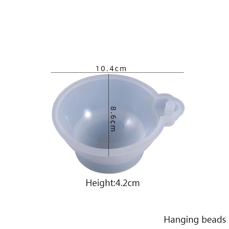 Hemispherical Silicone Resin Mold for Ocean Jewelry Making