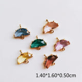 Glass Mixed Eardrop Alloy Necklace Earring Charms