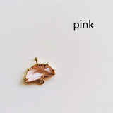 Glass Mixed Eardrop Alloy Necklace Earring Charms
