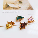 Glass Mixed Eardrop Alloy Necklace Earring Charms