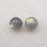 Labradorite Half Drilled Earring Bead For Women 10mm