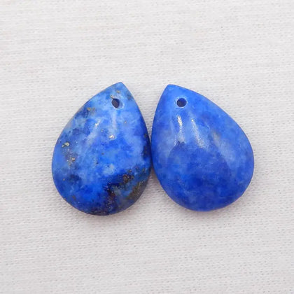 Lapis Lazuli Gemstone Earring Bead 18x13x5mm