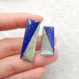 Lapis Lazuli Labradorite Intarsia Earrings Fine Jewelry For Women