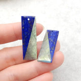 Lapis Lazuli Labradorite Intarsia Earrings Fine Jewelry For Women