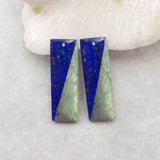 Lapis Lazuli Labradorite Intarsia Earrings Fine Jewelry For Women
