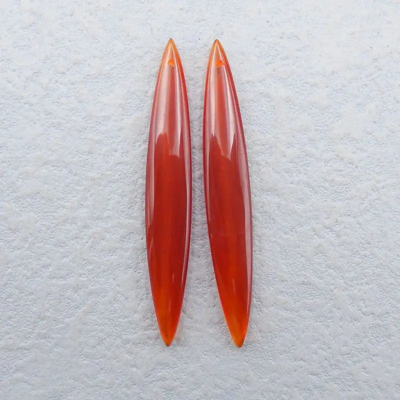 Red Agate Natural Stone Women Earrings Beads 55x8x4mm
