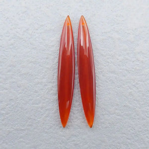 Red Agate Natural Stone Women Earrings Beads 55x8x4mm