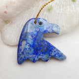 Lapis Lazuli Pendant Necklace Bead 34x38mm Birthday Gift