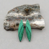 Malachite Stone Earrings for Women Natural Trending Jewelry