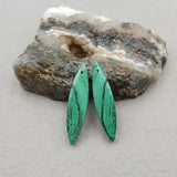 Malachite Stone Earrings for Women Natural Trending Jewelry