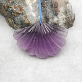 Piezoelectric Quartz Leaf Pendant Bead Jewelry Necklace Accessories