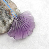 Piezoelectric Quartz Leaf Pendant Bead Jewelry Necklace Accessories