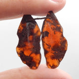 Natural Garnet Earrings Beads, Stone For Earrings Making