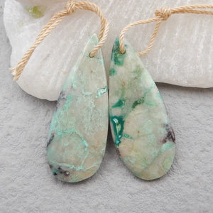 Chrysocolla Earrings Beads Birthday Gift