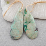 Chrysocolla Earrings Beads Birthday Gift
