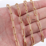 1 Meter Stainless Steel Oval Link Chain DIY Jewelry Necklace Making