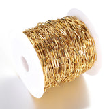 1 Meter Stainless Steel Flat Chain Oval Link Chains DIY Wallet Chain Necklace