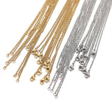 10pcs 2mm Stainless Steel Cuban Chains DIY Crafts