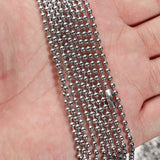 10pcs Stainless Steel Ball Chain Necklaces for DIY Jewelry Making