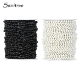 2m Stainless Steel Pearl Chains DIY Necklace Making Jewelry Findings